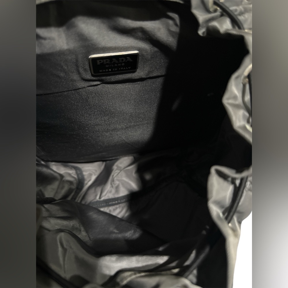 Prada Gray Backpack with Authenticity Certificate… - image 5